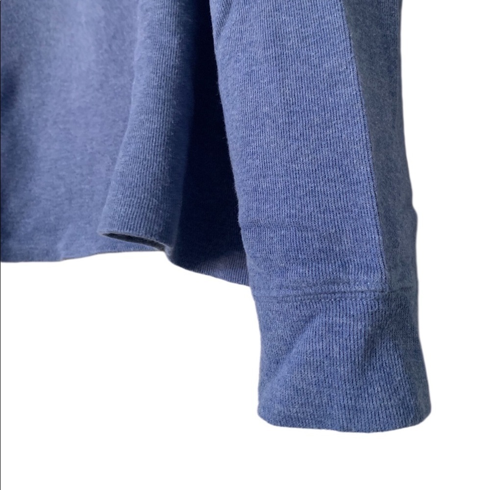Polo pullover sweatshirt sweater blue zip up - Picture 9 of 11
